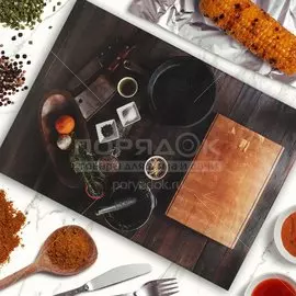 Полотенце кухонное 40х60 см, 200 г/м2, 100% хлопок, Silvano, Специи, Узбекистан, 100025