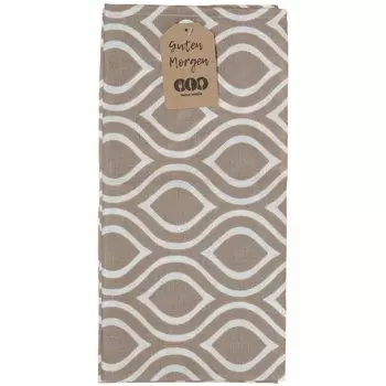 Полотенце кухонное 45х60 см, 100% хлопок, рогожка набивная, Guten Morgen, Верано, Россия