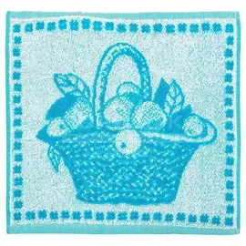 Полотенце кухонное махровое, 30х30 см, Корзина пестротканое жаккард 1442 С79-ЮА