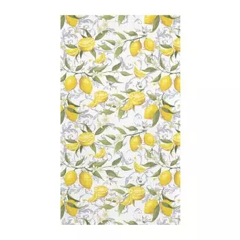 Полотенце кухонное вафельное, 40х70 см, 170 г/м2, 100% хлопок, Самойловский текстиль, Лимонная эстетика, Россия