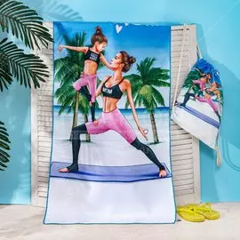 Полотенце пляжное, 70х140 см, Этель ЙогаМом 4794204