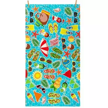 Полотенце пляжное 80х150 см, 100% хлопок, 170 г/м2, Ривьера, АртДизайн, Россия, пк.80.150