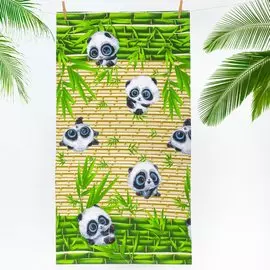 Полотенце пляжное 80х150 см, 100% хлопок, 170 г/м2, Такеши, АртДизайн, Россия, пк.80.150