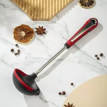 Половник нейлон, силикон, навеска, Daniks, Salsa, YW-KT386-2