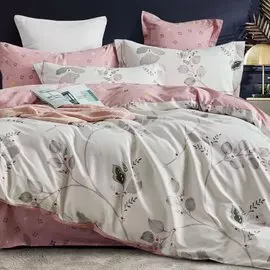 Постельное белье 1.5-спальное, простыня 150х220 см, 2 наволочки 50х70 см, пододеяльник 145х215 см, Cleo, сатин, коллекция Satin Lux, 16/1025-SL