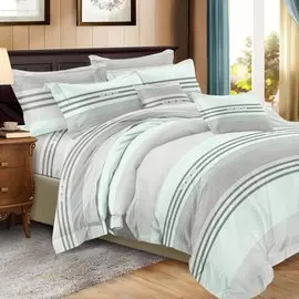 Постельное белье 1.5-спальное, простыня 150х220 см, 2 наволочки 70х70 см, пододеяльник 145х215 см, Cleo, полисатин, коллекция Art Color, 15/264-AC