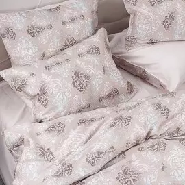 Постельное белье 1.5-спальное, простыня 150х220 см, 2 наволочки 70х70 см, пододеяльник 145х215 см, Cleo, поплин, коллекция Pure Cotton, 15/182-PC