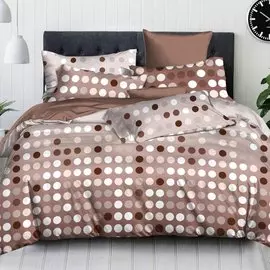 Постельное белье 1.5-спальное, простыня 150х220 см, 2 наволочки 70х70 см, пододеяльник 145х215 см, Cleo, поплин, коллекция Pure Cotton, 15/220-PC