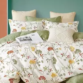 Постельное белье 1.5-спальное, простыня 150х220 см, 2 наволочки 70х70 см, пододеяльник 145х215 см, Cleo, сатин, коллекция Satin Lux, 15/667-SL