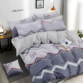 Постельное белье 2-спальное, простыня 180х215 см, 2 наволочки 70х70 см, пододеяльник 175х215 см, Butterfly, сатин, 2182