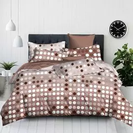 Постельное белье 2-спальное, простыня 200х220 см, 2 наволочки 70х70 см, пододеяльник 175х215 см, Cleo, поплин, коллекция Pure Cotton, 20/220-PC