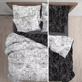 Постельное белье 2-спальное, простыня 216х240 см, 2 наволочки 50х70 см, пододеяльник 175х215 см, Василиса, перкаль, Double Dreams 70270/1