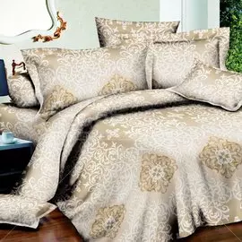 Постельное белье Cleo 1.5-спальное полисатин (простыня 150х220 см, 2 наволочки 70х70 см, пододеяльник 145х215 см) 15/057-AC