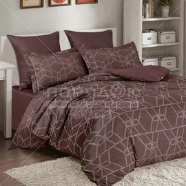 Постельное белье Cleo Royal jacquard евро сатин (простыня 230х250 см, 2 наволочки 50х70 см, 2 наволочки 70х70 см, пододеяльник 200х220 см) 31/025-RG