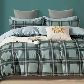 Постельное белье евростандарт, простыня 220х240 см, 2 наволочки 70х70 см, пододеяльник 200х220 см, Cleo, сатин, коллекция Satin Lux, 30/663-SL