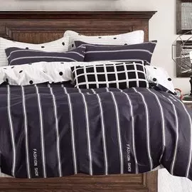 Постельное белье евростандарт, простыня 230х250 см, 2 наволочки 70х70 см, 2 наволочки 50х70 см, пододеяльник 200х220 см, Cleo, сатин, коллекция Satin de Luxe, 31/0049-SK