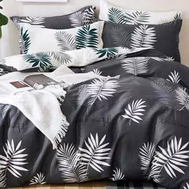 Постельное белье евростандарт, простыня 230х250 см, 2 наволочки 70х70 см, 2 наволочки 50х70 см, пододеяльник 200х220 см, Cleo, сатин, коллекция Satin de Luxe, 31/0055-SK