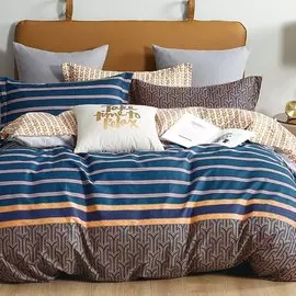 Постельное белье евростандарт, простыня 230х250 см, 2 наволочки 70х70 см, 2 наволочки 50х70 см, пододеяльник 200х220 см, Cleo, сатин, коллекция Satin de Luxe, 31/775-SK