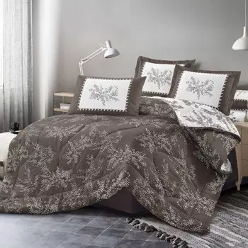 Постельное белье семейное, простыня 215х240 см, 2 наволочки 50х70 см, 2 пододеяльника 145х215 см, Butterfly, поплин, 6472