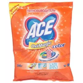 Отбеливатель Ace, Oxi Magic Color, 200 г, порошок, кислородный, 80226074