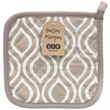 Прихватка 20х20 см, рогожка, 100% хлопок, Guten Morgen, Верано