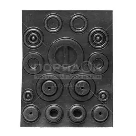 Набор прокладок сантехнических универсальный, резина, MasterProf, Сантехник №2, индивидуальная упаковка, ИС.130254