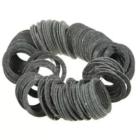 Прокладка уплотнительная 100 шт, 1", резина, СантехКреп, 2.8.4