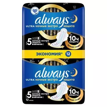 Прокладки женские Always, Ultra, 12 шт, ароматизированные