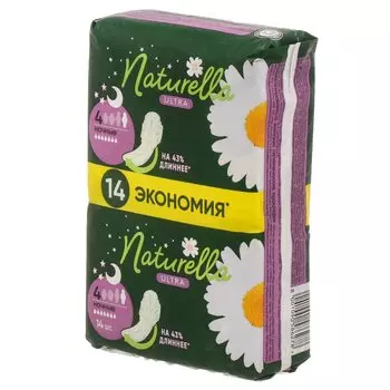 Прокладки женские Naturella, Ultra Camomile Night Duo, ночные, 14 шт