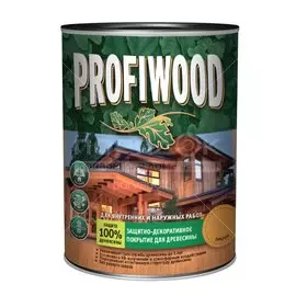 Пропитка Profiwood, для дерева, защитно-декоративная, орегон, 0.7 кг