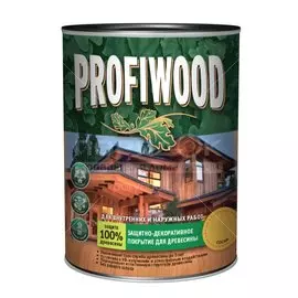 Пропитка Profiwood, для дерева, защитно-декоративная, сосна, 0.7 кг