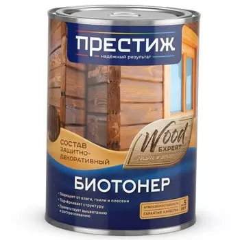 Пропитка Престиж, Биотонер, для дерева, голубой мрамор, 0.9 л