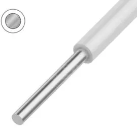 Провод АПуВ(АПВ), 1х10 мм, 200 м, гибкий, универсальный, желтый, ККЗ