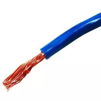 Провод ПуГВ(ПВ3), 1х6 мм, 200 м, медь, гибкий, универсальный, ГОСТ, синий, ККЗ