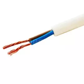 Провод ПВС, 2х1.5 мм, 100 м, медь, гибкий, ТУ, Рыбинский КЗ, SQ0118-0903