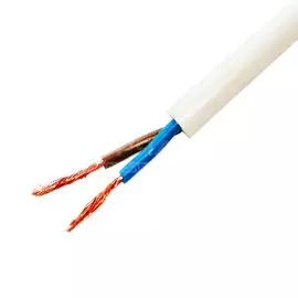 Провод ПВС, 2х0.75 мм, 100 м, медь, гибкий, ГОСТ, белый, TDM Electric, SQ0118-0033