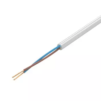 Провод ШВВП, 2х0.75 мм, 20 м, медь, соединительный, ТУ, белый, TDM Electric, Народная, SQ0120-0202
