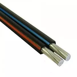 Провод СИП-4, 2х16 мм, 200 м, алюминий, самонесущий, изолированный, ГОСТ, ККЗ, 157145