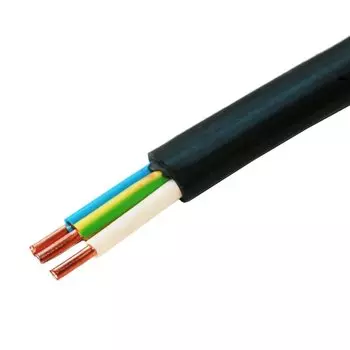 Провод ВВГп нг LS (A), 3х4 мм, 100 м, медь, силовой, негорючий, ГОСТ, черный, TDM Electric, SQ0117-0137
