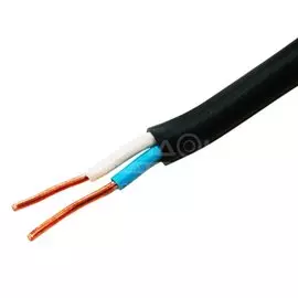 Провод ВВГп нг силовой негорючий черный ТУ 2х1.5 мм, 10 м