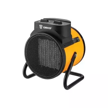 Пушка тепловая электрическая, Deko, DKIH3300W, 3.3 кВт, 220 м/ч, керамический элемент, 2 режима, круглая, 082-1011