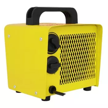 Пушка тепловая электрическая, Eurolux, ТЭПК-EU-2000, 2 кВт, 120 м/ч, керамический элемент, 2 режима, квадратная, 67/1/34