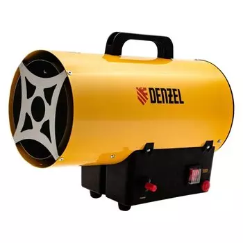 Пушка тепловая газовая, Denzel, GHG-10, 10 кВт, 300 м/ч, 1 режим, круглая, 96476