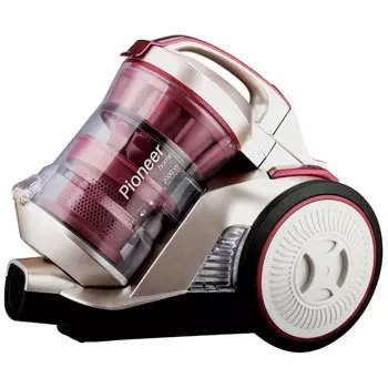 Пылесос Pioneer, VC325С, 2000 Вт, с контейнером, 2 л, сухой, золотой