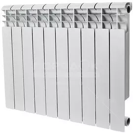 Радиатор алюминий, 500х80 мм, Rommer, Profi, 10 секций