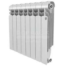 Радиатор алюминий, 500х100 мм, Royal Thermo, Indigo 2.0, 8 секций