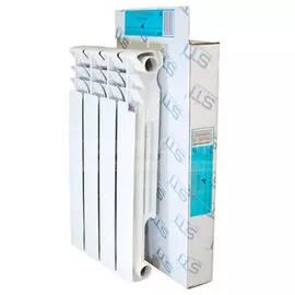 Радиатор алюминий, 500х100 мм, STI, 4 секции