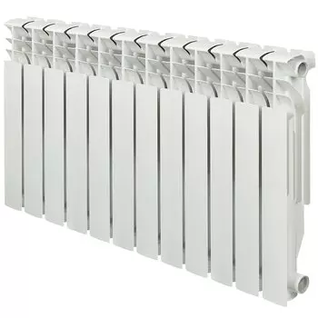 Радиатор алюминий, 500х80 мм, Rommer, Optima, 12 секций