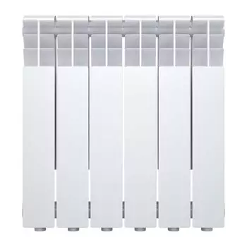 Радиатор алюминий, 500х96 мм, Oasis, Эко, 6 секций