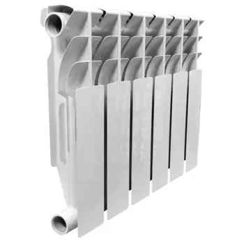 Радиатор биметалл, 350х80 мм, Valfex, Optima, 6 секций, FB-A350/6 L